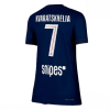 Paris Saint-Germain PSG Khvicha Kvaratskhelia #7 Cheap Home Football Shirt for Women 2025-26 Sale