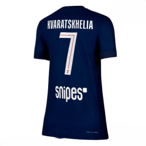 Paris Saint-Germain PSG Khvicha Kvaratskhelia #7 Cheap Home Football Shirt for Women 2025-26 Sale