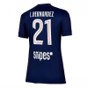 Paris Saint-Germain PSG Lucas Hernandez #21 Cheap Home Football Shirt for Women 2025-26 Sale