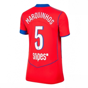 Paris Saint-Germain PSG Marquinhos #5 Third Football Shirt for Women 2025-26 Sale