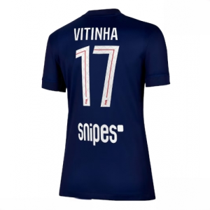 Paris Saint-Germain PSG Vitinha #17 Cheap Home Football Shirt for Women 2025-26 Sale