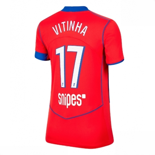 Paris Saint-Germain PSG Vitinha #17 Cheap Third Football Shirt for Women 2025-26 Sale