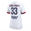 Paris Saint-Germain PSG Warren Zaire-Emery #33 Cheap Away Football Shirt for Women 2025-26 Sale