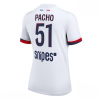Paris Saint-Germain PSG Willian Pacho #51 Cheap Away Football Shirt for Women 2025-26 Sale
