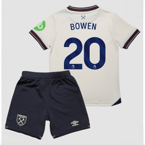 West Ham United Jarrod Bowen #20 Cheap Away Stadium Kit for Kids 2025-26 UK Sale
