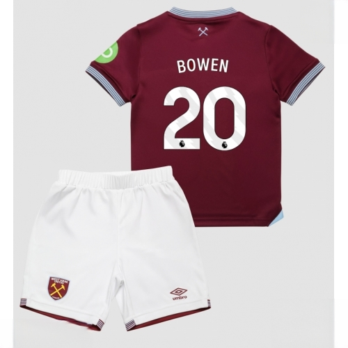 West Ham United Jarrod Bowen #20 Cheap Home Stadium Kit for Kids 2025-26