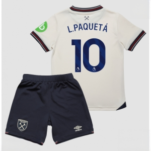 West Ham United Lucas Paqueta #10 Cheap Away Stadium Kit for Kids 2025-26 UK Sale
