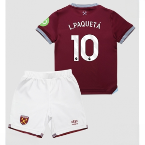 West Ham United Lucas Paqueta #10 Cheap Home Stadium Kit for Kids 2025-26 UK Sale