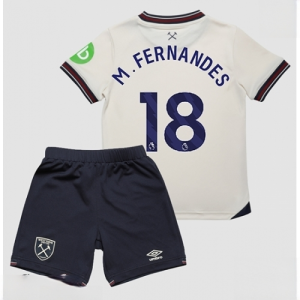 West Ham United Mateus Fernandes #18 Cheap Away Stadium Kit for Kids 2025-26 UK Sale