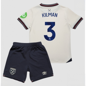 West Ham United Max Kilman #3 Cheap Away Stadium Kit for Kids 2025-26 UK Sale