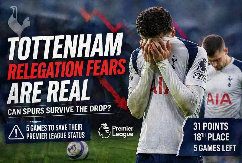 Will Tottenham Be Relegated This Season Premier League?