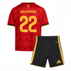 Belgium Alexis Saelemaekers #22 Cheap Home Stadium Kit for Kids World Cup 2026 Set