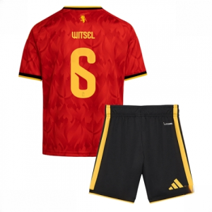 Belgium Axel Witsel #6 Cheap Home Stadium Kit for Kids World Cup 2026 Set