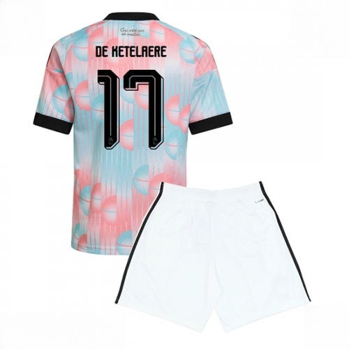 Belgium Charles De Ketelaere #17 Cheap Away Stadium Kit for Kids World Cup 2026 Sale (+ pants)