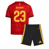 Belgium Michy Batshuayi #23 Cheap Home Stadium Kit for Kids World Cup 2026 Set