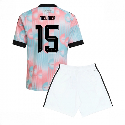 Belgium Thomas Meunier #15 Cheap Away Stadium Kit for Kids World Cup 2026 Sale (+ pants)