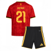Belgium Timothy Castagne #21 Cheap Home Stadium Kit for Kids World Cup 2026 Set