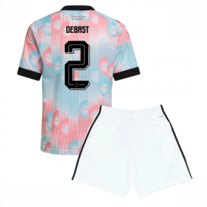 Belgium Zeno Debast #2 Cheap Away Stadium Kit for Kids World Cup 2026 Sale (+ pants)