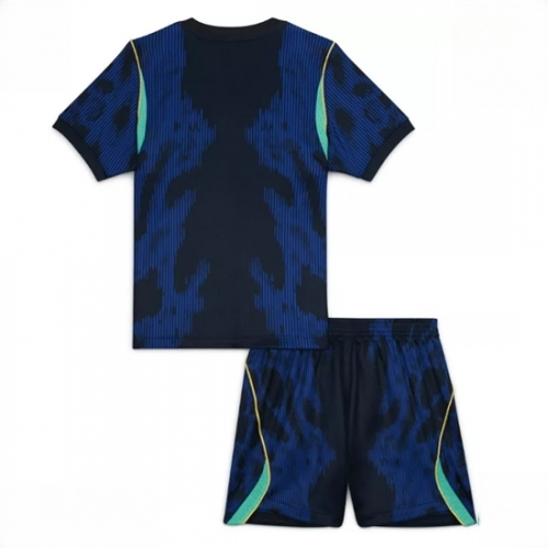 Brazil World Cup 2026 Away Stadium Kit for Kids Custom name and number Jersey