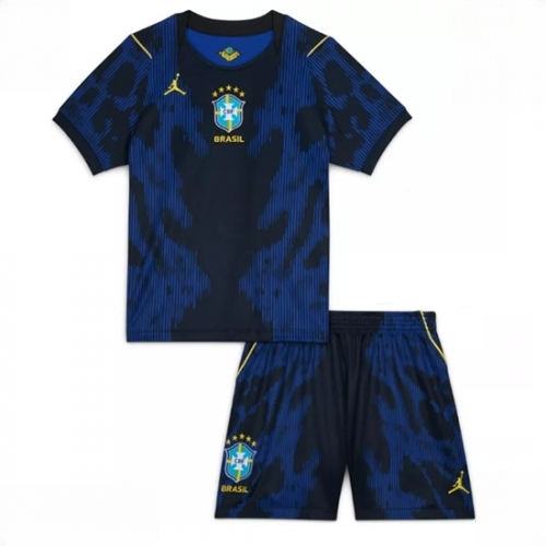 Brazil World Cup 2026 Away Stadium Kit for Kids Custom name and number Jersey