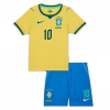 Brazil World Cup 2026 Home Stadium Kit for Kids Vinicius Junior #10 Sale (+ pants)