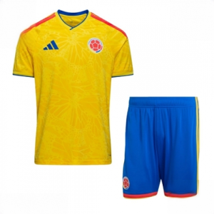 Colombia Cheap Home Stadium Kit for Kids set World Cup 2026 Sale