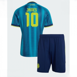 Colombia James Rodriguez #10 Cheap Away Stadium Kit for Kids set World Cup 2026 Sale