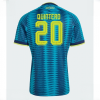 Colombia Juan Fernando Quintero #20 Men Away Stadium Shirt World Cup 2026 Short Sleeve