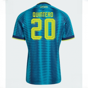 Colombia Juan Fernando Quintero #20 Men Away Stadium Shirt World Cup 2026 Short Sleeve