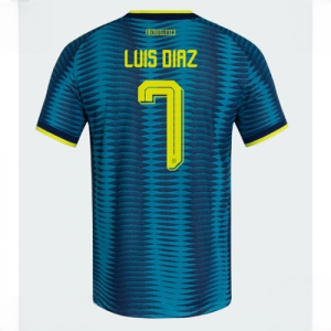 Colombia Luis Diaz #7 Men Away Stadium Shirt World Cup 2026 Short Sleeve