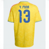 Colombia Yerry Mina #13 Men Home Stadium Shirt World Cup 2026 Short Sleeve
