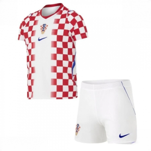 Croatia World Cup 2026 football kit Kids Home Stadium Kit For Sale (+ pants)