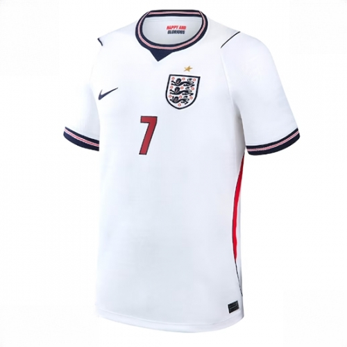 Men England World Cup 2026 Home kit Bukayo Saka #7 white Short Sleeve