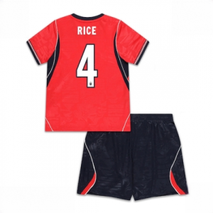 England Declan Rice #4 Cheap Away Stadium Kit for Kids World Cup 2026 Sale (+ pants)