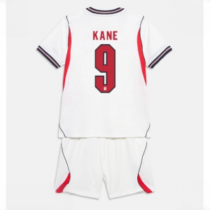 England Harry Kane #9 Cheap Home Stadium Kit for Kids World Cup 2026 Sale (+ pants)