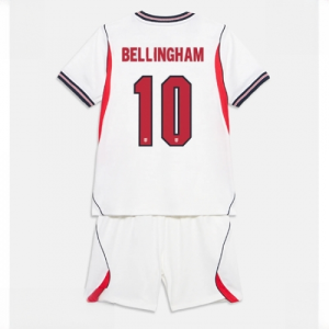 England Jude Bellingham #10 Cheap Home Stadium Kit for Kids World Cup 2026 Sale (+ pants)