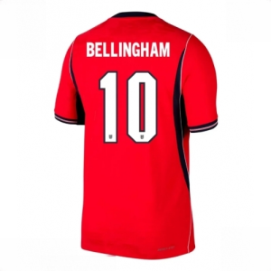 Men England World Cup 2026 Away Kit Jude Bellingham #10 Red UK Cheap