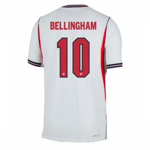 England World Cup 2026 Home Stadium Shirt Jude Bellingham #10 Men Short Sleeve