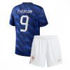 France Marcus Thuram #9 Cheap Home Stadium Kit for Kids World Cup 2026 Soccer Jerseys