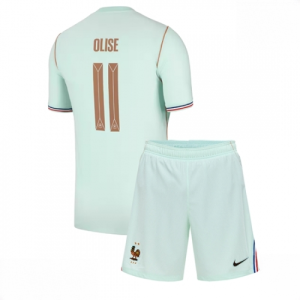 France Michael Olise #11 Cheap Away Stadium Kit for Kids World Cup 2026 Soccer Jerseys