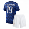 France Theo Hernandez #19 Cheap Home Stadium Kit for Kids World Cup 2026 Soccer Jerseys