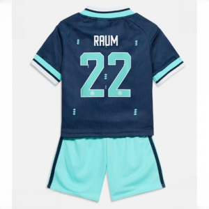 Germany David Raum #22 Cheap Away Stadium Kit Set for Kids World Cup 2026 Sale
