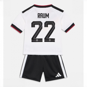 Germany David Raum #22 Cheap Home Stadium Kit Set for Kids World Cup 2026 Sale