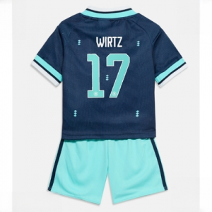 Germany Florian Wirtz #17 Cheap Away Stadium Kit Set for Kids World Cup 2026 Sale