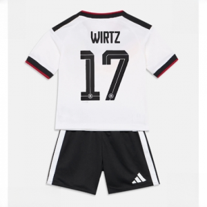 Germany Florian Wirtz #17 Cheap Home Stadium Kit Set for Kids World Cup 2026 Sale