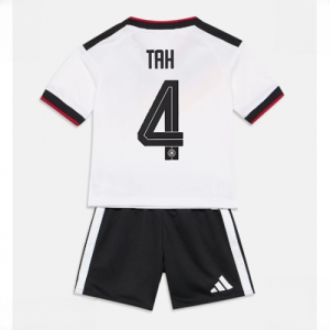 Germany Jonathan Tah #4 Cheap Home Stadium Kit Set for Kids World Cup 2026 Sale