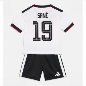 Germany Leroy Sane #19 Cheap Home Stadium Kit Set for Kids World Cup 2026 Sale
