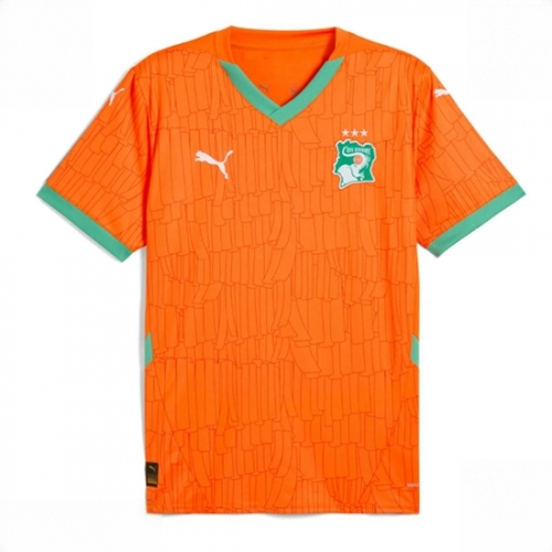 Ivory Coast Men Home Stadium Shirt World Cup 2026 Short Sleeve