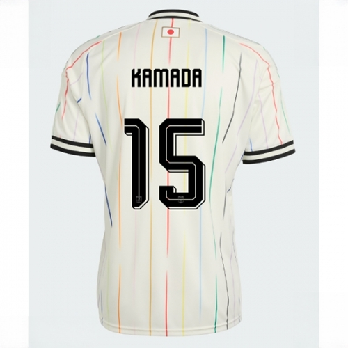 Japan Daichi Kamada #15 Men Away Stadium Shirt World Cup 2026 Short Sleeve