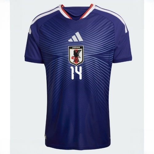 Japan Junya Ito #14 Men Home Stadium Shirt World Cup 2026 Short Sleeve - Image 2